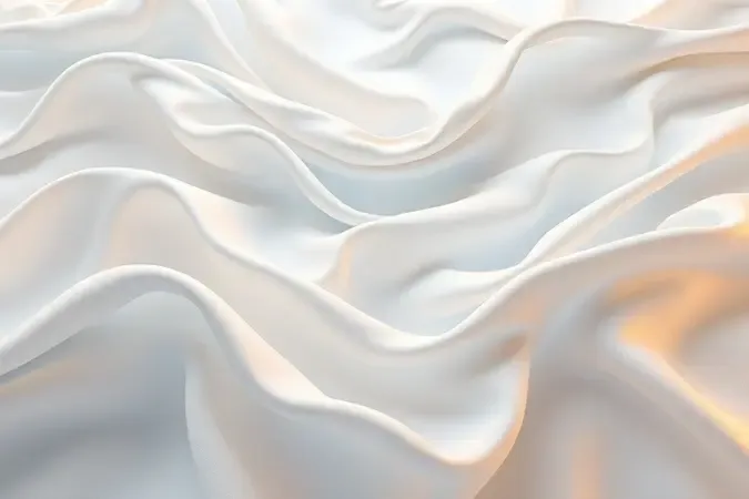 Representação abstrata e suave de tecidos flutuantes em tons pastéis simbolizando o conforto de um jogo de cama de qualidade.