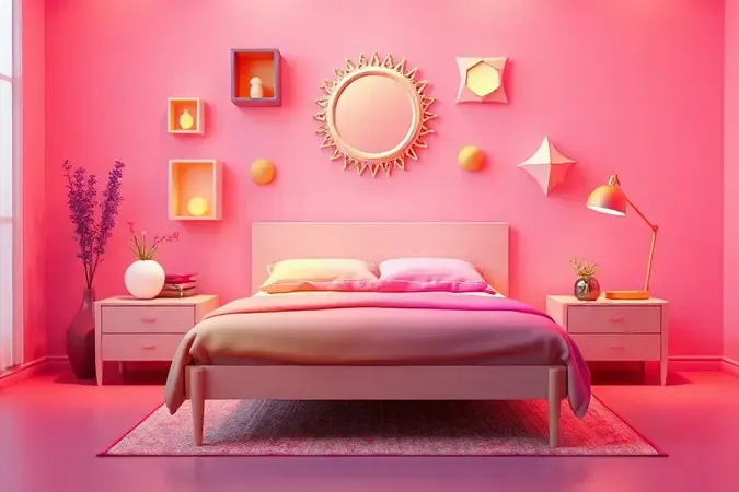 Ilustração 3D com símbolos abstratos de qualidade e economia para ajudar na escolha da melhor marca de cama box.