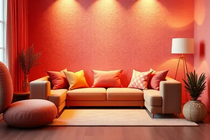 Representação visual de elementos de design e tecidos para ajudar na escolha do sofá-cama ideal.