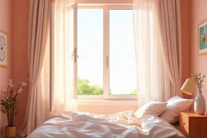Quarto arejado com janela aberta ilustrando a manutenção diária e ventilação adequada da cama box.