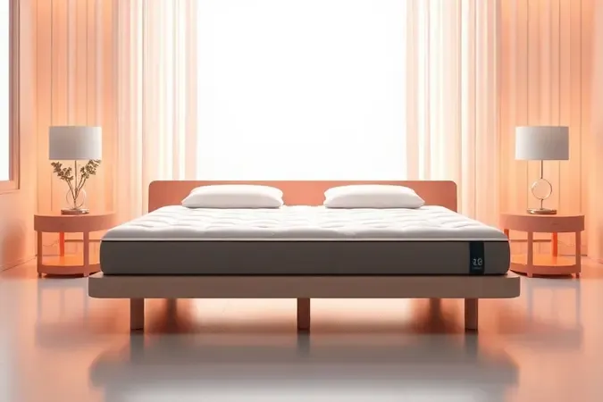 Representação conceitual em 3D da estrutura interna e suporte de uma base de cama box moderna e minimalista.