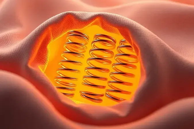 Ilustração conceitual 3D de molas ensacadas individuais brilhando suavemente dentro de uma camada de tecido premium.