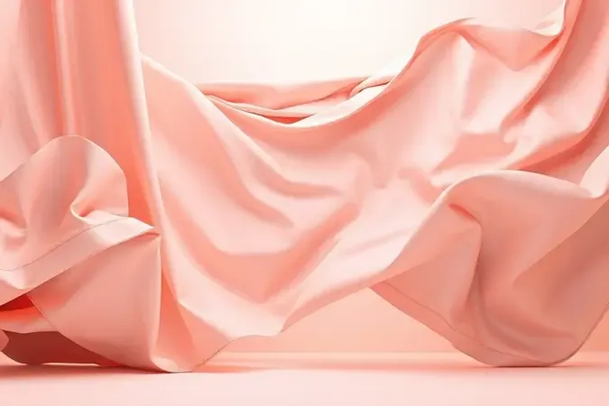 Amostras conceituais de diferentes tecidos para lençol com texturas variadas em renderização 3D estilizada.